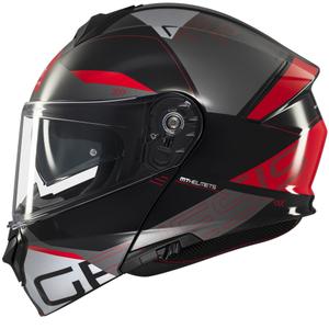 Kask motocyklowy składany MT Genesis SV Atempo czarno-szaro-czerwony