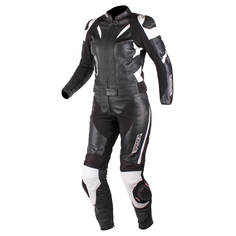 Damski kombinezon RSA Diana jumpsuit czarno-biały outlet wyprzedaż