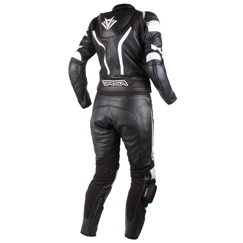 Damski kombinezon RSA Diana jumpsuit czarno-biały outlet wyprzedaż