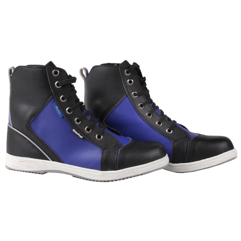 Buty motocyklowe R-PRO City czarno-niebieskie wyprzedaż