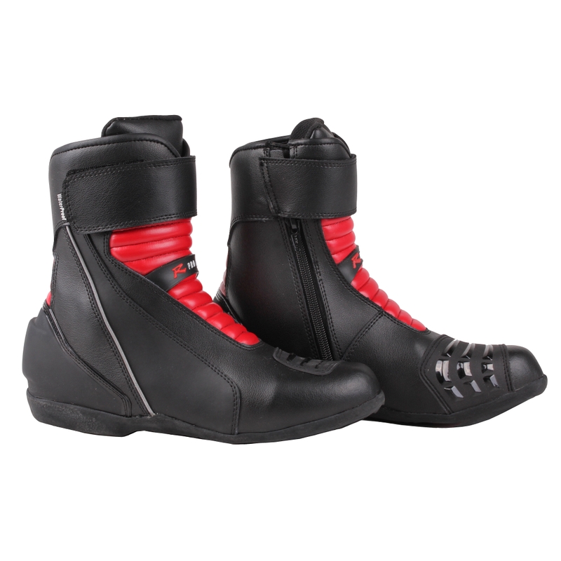 Buty motocyklowe R-PRO Comfort czarno-czerwone wyprzedaż
