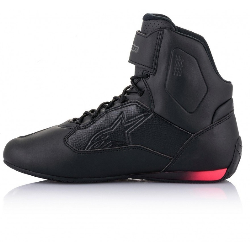Buty motocyklowe damskie Alpinestars Stella Faster 3 czarno-srebrno-różowe