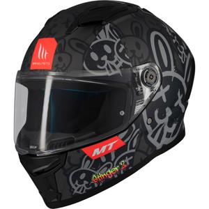 Kask motocyklowy integralny MT Stinger 2 RAM F1 czarno-szary