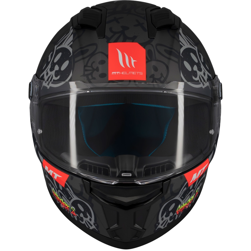 Kask motocyklowy integralny MT Stinger 2 RAM F1 czarno-szary
