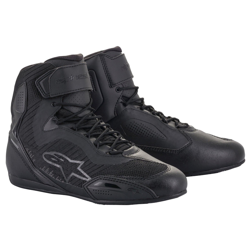 Buty motocyklowe damskie Alpinestars Stella Faster-3 Rideknit czarno-szare antracytowe