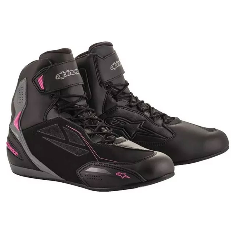 Alpinestars Stella Faster 3 Drystar damskie buty motocyklowe czarno-ciemnoszare/fioletowe