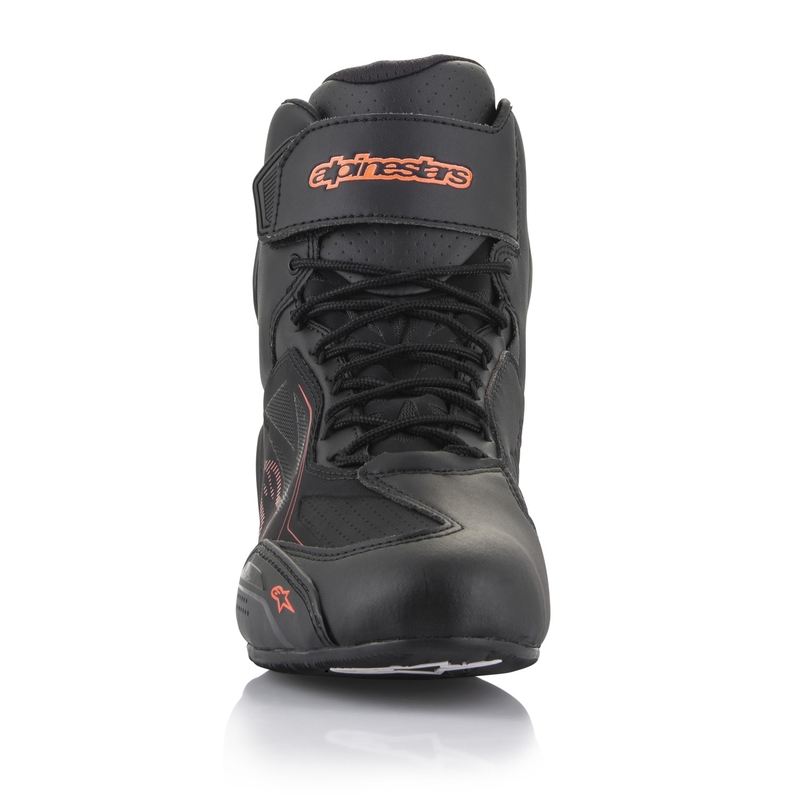 Buty motocyklowe Alpinestars Faster 3 Drystar czarno-fluo czerwone