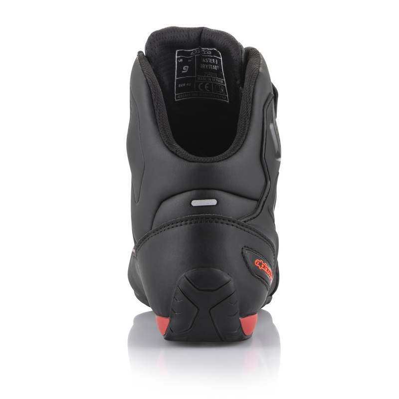 Buty motocyklowe Alpinestars Faster 3 Drystar czarno-fluo czerwone