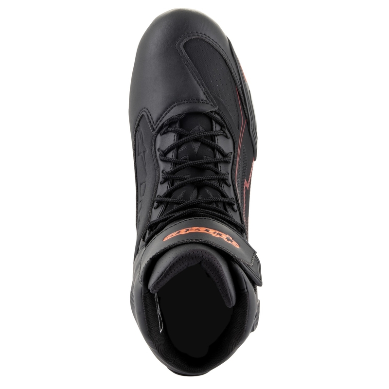Buty motocyklowe Alpinestars Faster 3 Drystar czarno-fluo czerwone