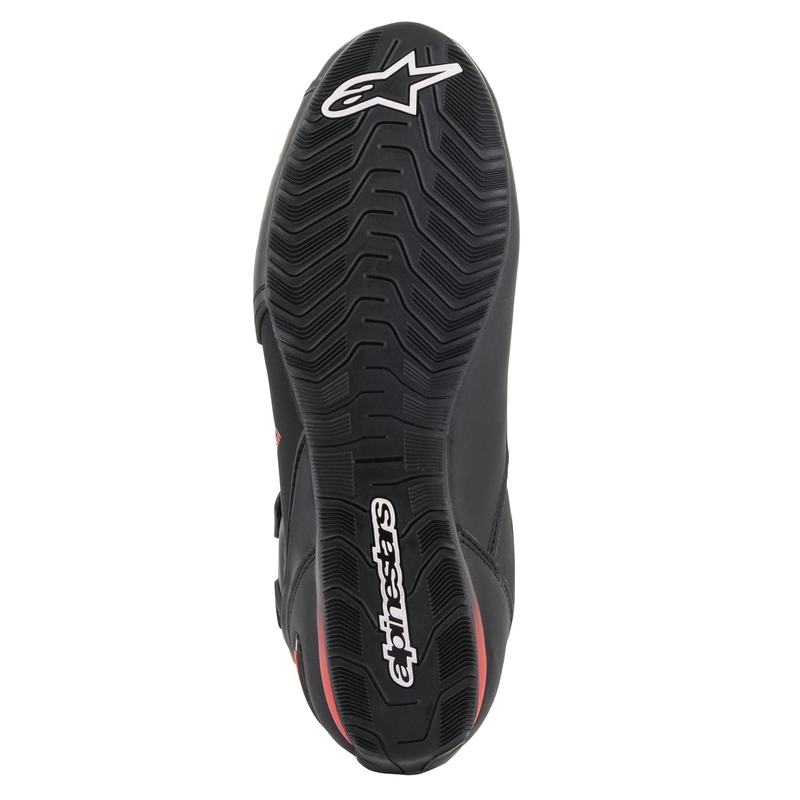 Buty motocyklowe Alpinestars Faster 3 Drystar czarno-fluo czerwone