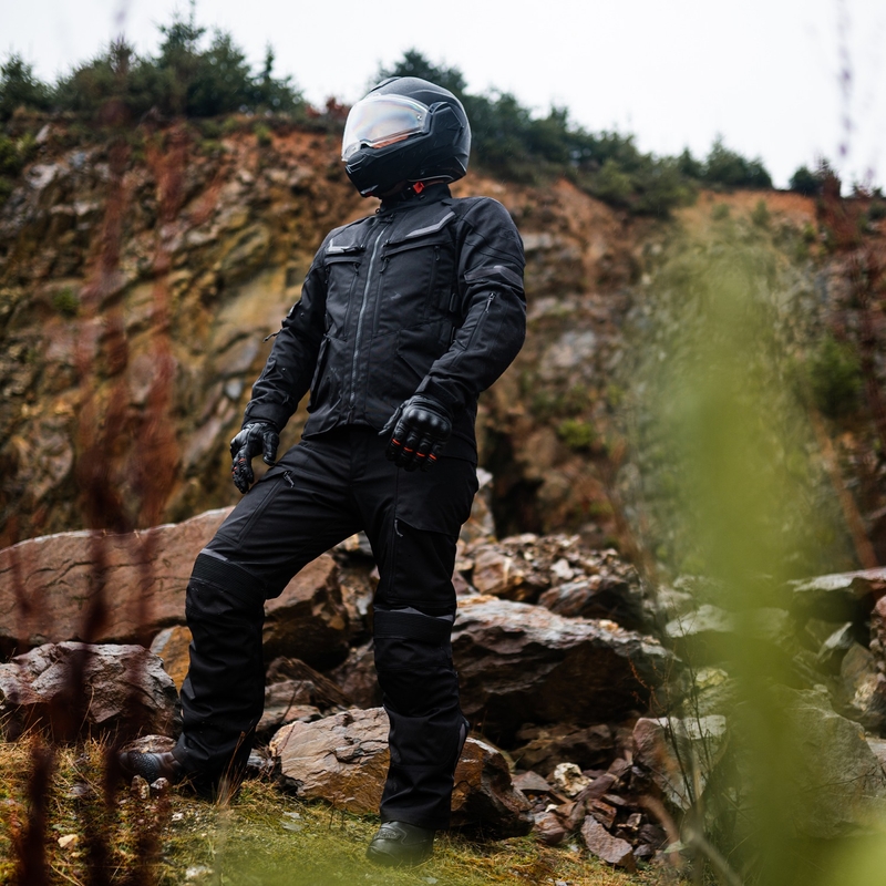 Kurtka motocyklowa Oxford Advanced Rockland Dry2Dry w kolorze czarnym