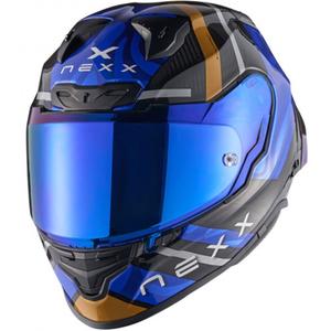 Nexx X.R3R Swirl kask motocyklowy integralny ciemnoniebieski