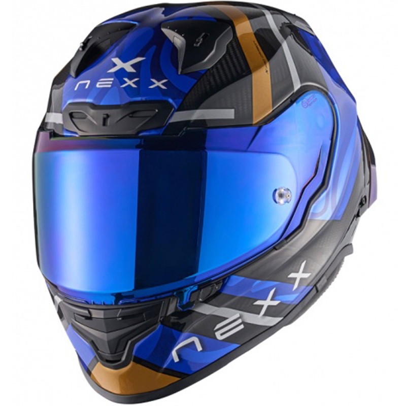 Nexx X.R3R Swirl kask motocyklowy integralny ciemnoniebieski