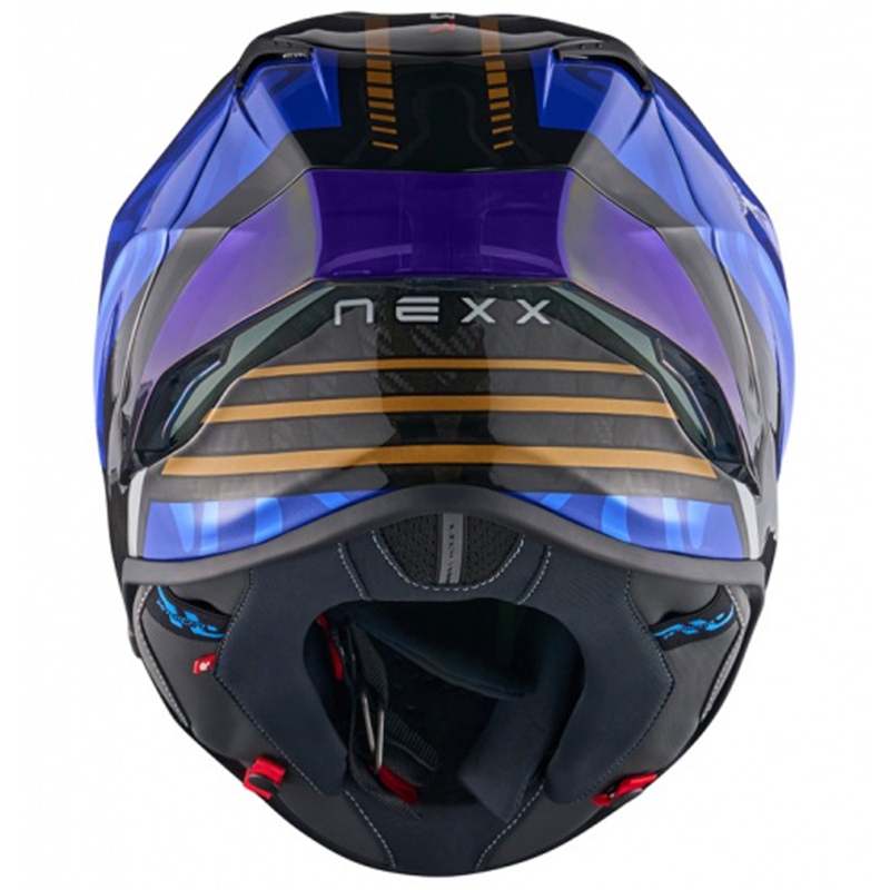 Nexx X.R3R Swirl kask motocyklowy integralny ciemnoniebieski