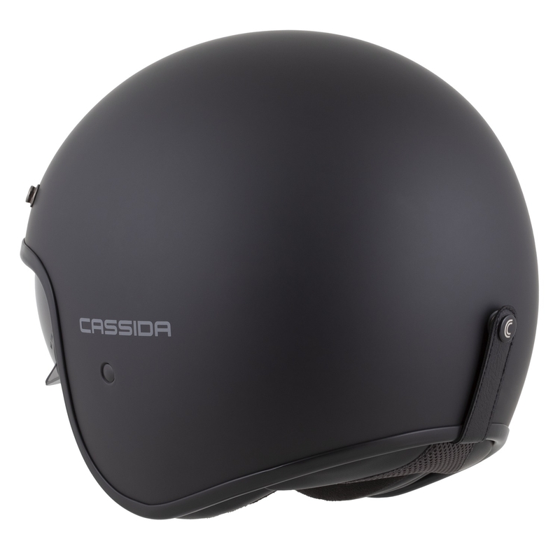 Kask motocyklowy Cassida Oxygen 2.0 Solid Open Face Matowy czarny-ciemnoszary