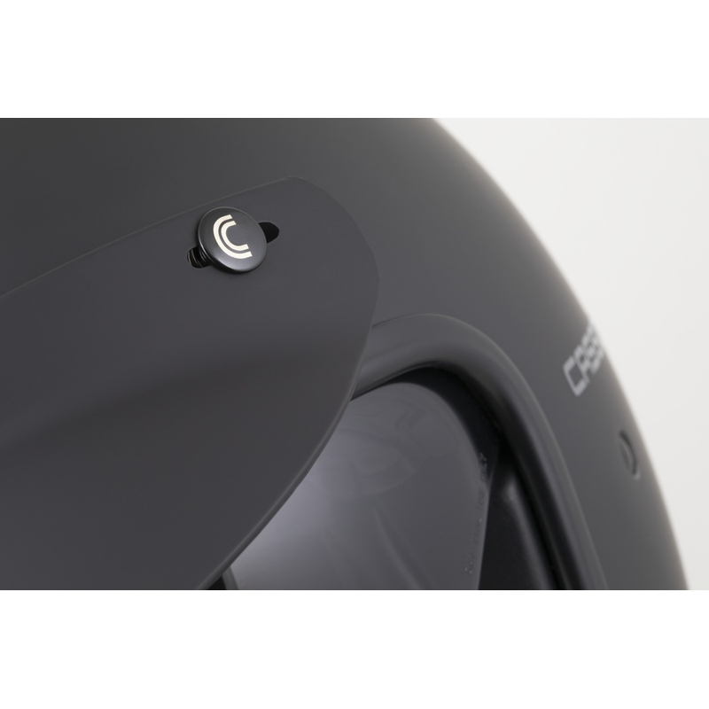 Kask motocyklowy Cassida Oxygen 2.0 Solid Open Face Matowy czarny-ciemnoszary