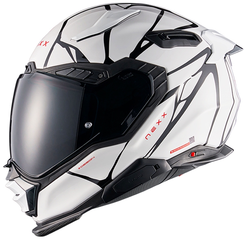 Nexx X.WST3 B-Side kask motocyklowy integralny biało-czarny