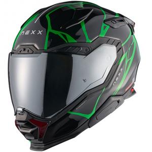 Nexx X.WST3 B-Side kask motocyklowy integralny czarno-zielony