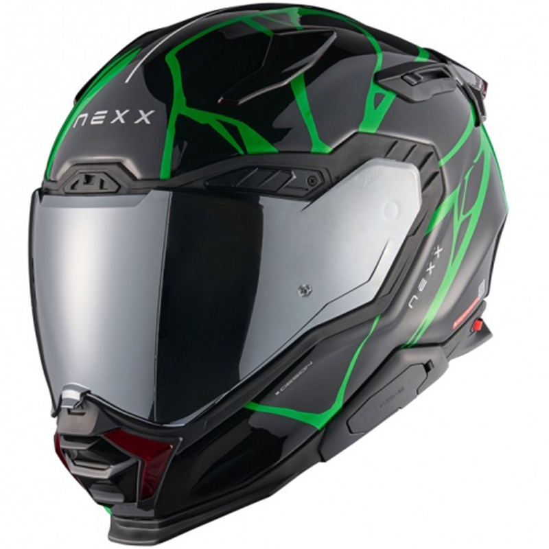 Nexx X.WST3 B-Side kask motocyklowy integralny czarno-zielony