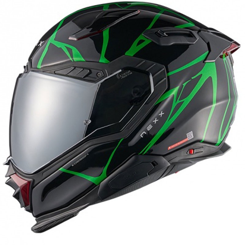 Nexx X.WST3 B-Side kask motocyklowy integralny czarno-zielony