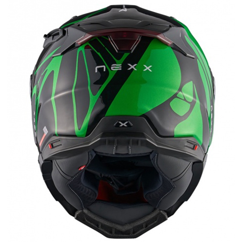 Nexx X.WST3 B-Side kask motocyklowy integralny czarno-zielony
