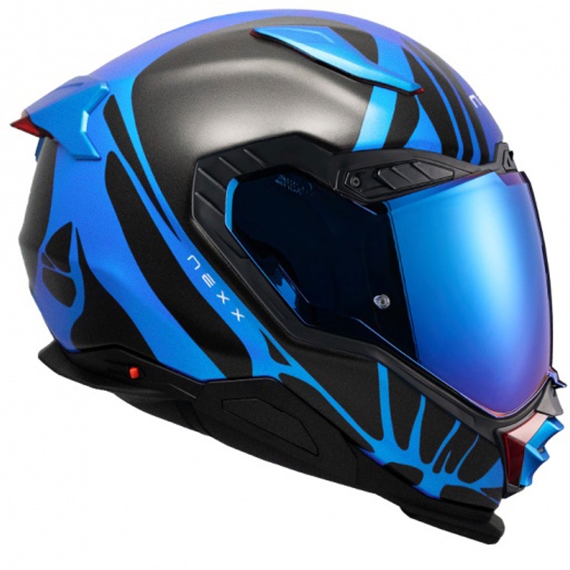 Kask motocyklowy integralny Nexx X.WST3 B-Side niebiesko-czarny
