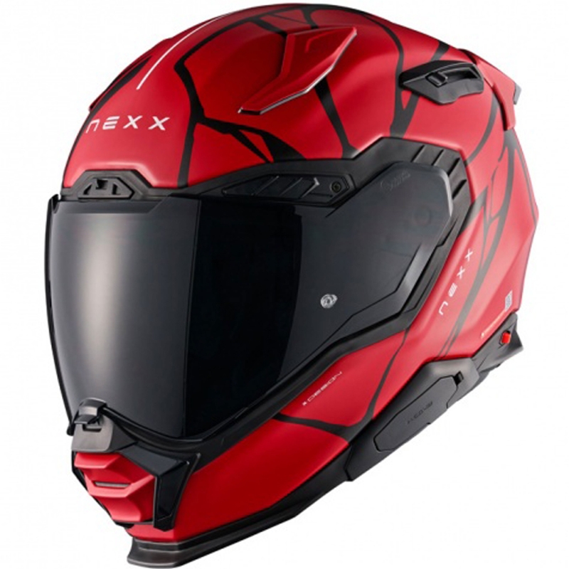 Nexx X.WST3 B-Side kask motocyklowy integralny czerwono-czarny