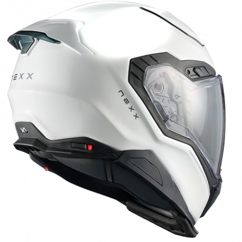 Zintegrowany kask motocyklowy Nexx X.WST3 Zwykły biały