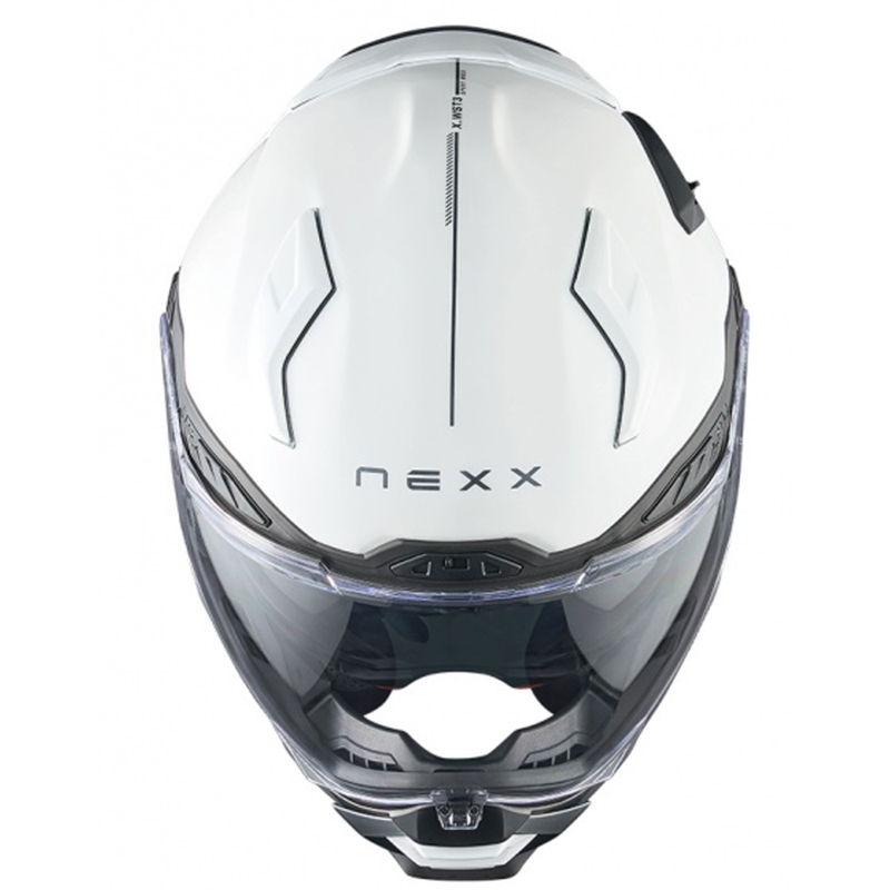 Zintegrowany kask motocyklowy Nexx X.WST3 Zwykły biały