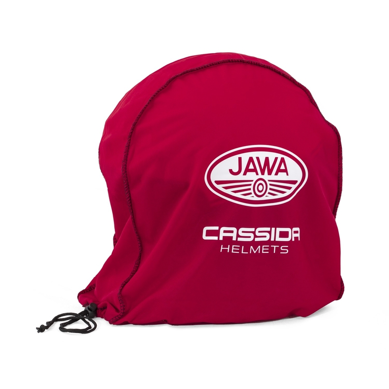 Kask motocyklowy otwarty Cassida Oxygen 2.0 Jawa OHC matowy czerwono-czarno-biały