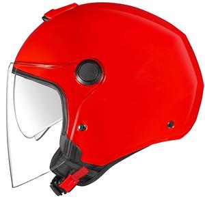 NEXX Y.10 Plain Open Face Kask motocyklowy Czerwony