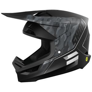 Kask motocrossowy Shot Camo Tactic matowo-czarno-szary