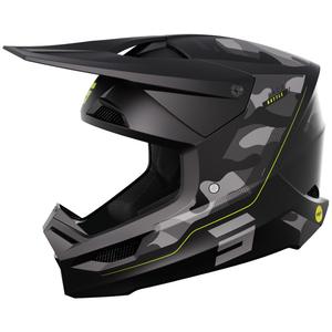 Wyprzedaż kasku motocrossowego Shot Race Battle Fluo Yellow Matte