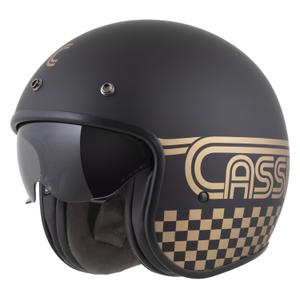 Cassida Oxygen 2.0 Rondo kask motocyklowy otwarty matowy czarno-złoty