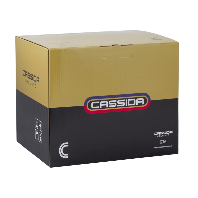 Kask motocyklowy otwarty Cassida Oxygen 2.0 Gear żółto-czarny