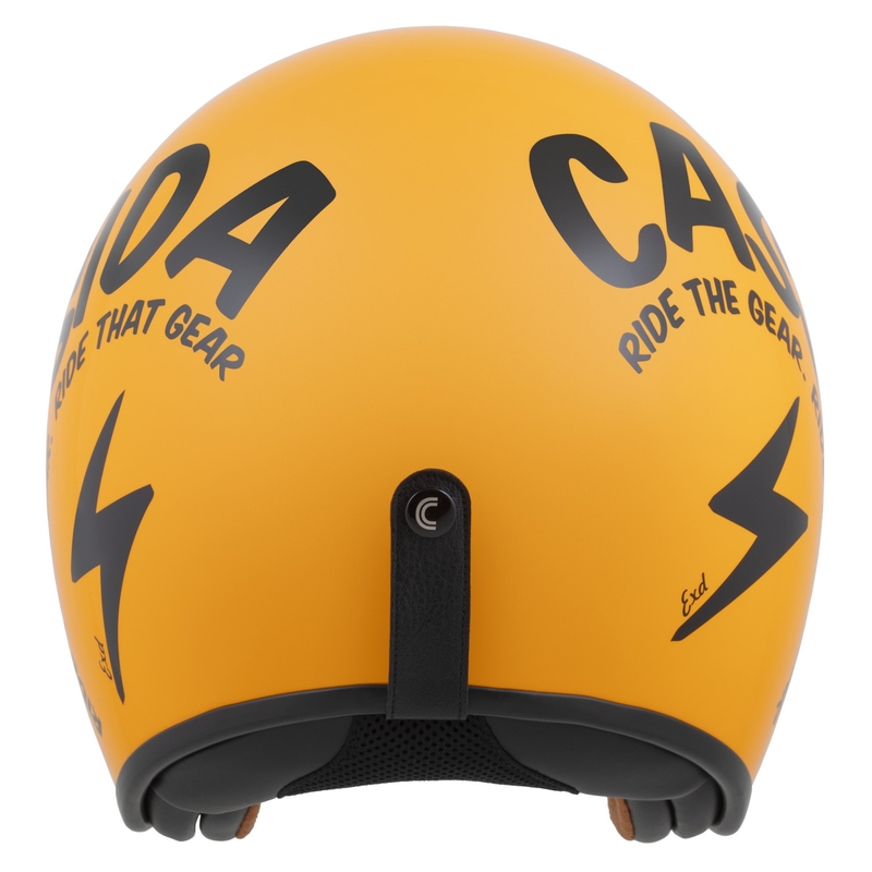 Kask motocyklowy otwarty Cassida Oxygen 2.0 Gear żółto-czarny