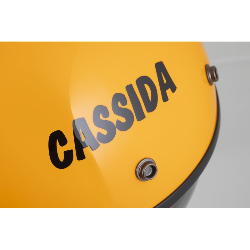 Kask motocyklowy otwarty Cassida Oxygen 2.0 Gear żółto-czarny