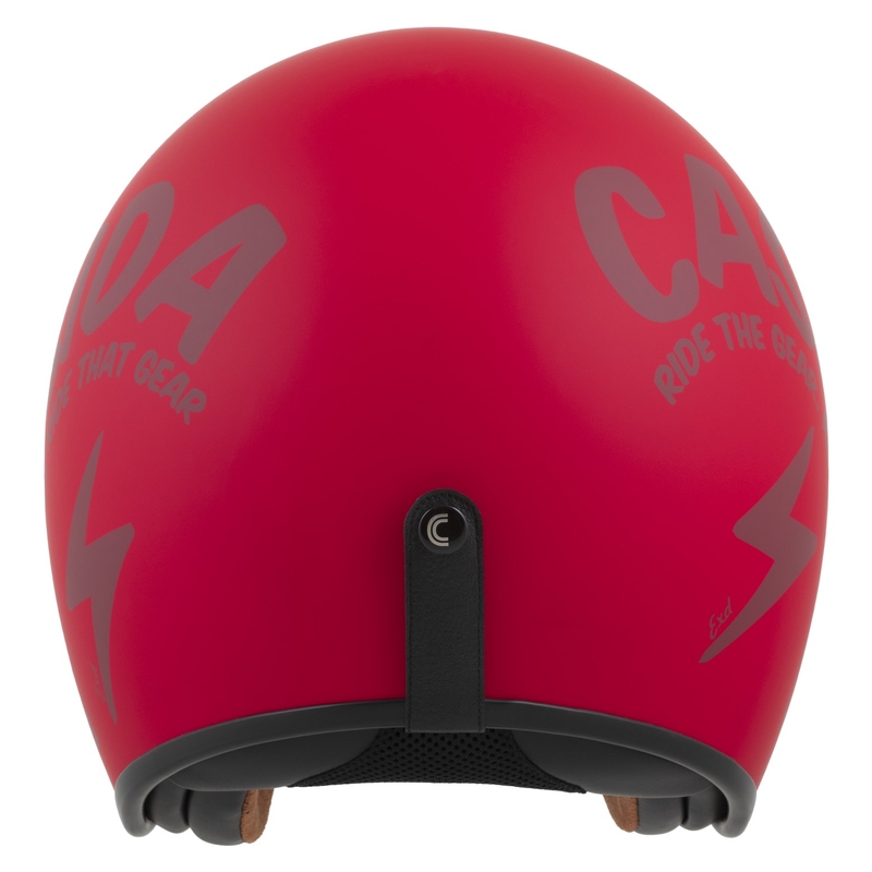 Cassida Oxygen 2.0 Gear Kask motocyklowy otwarty Matowy czerwony-ciemnoczerwony