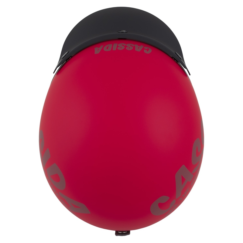 Cassida Oxygen 2.0 Gear Kask motocyklowy otwarty Matowy czerwony-ciemnoczerwony