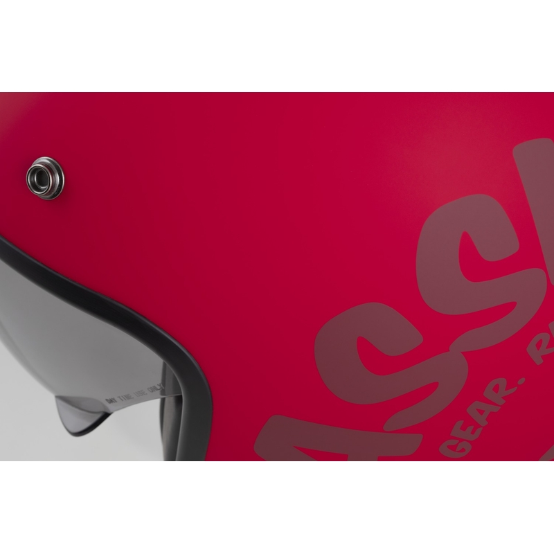 Cassida Oxygen 2.0 Gear Kask motocyklowy otwarty Matowy czerwony-ciemnoczerwony