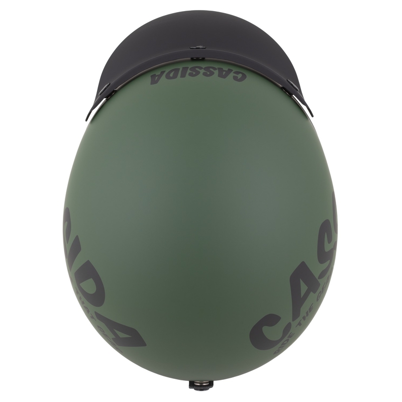 Cassida Oxygen 2.0 Gear Kask motocyklowy otwarty matowy zielono-czarny