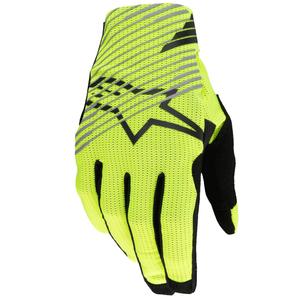 Rękawice motocrossowe Alpinestars Radar Pro fluorescencyjne żółte