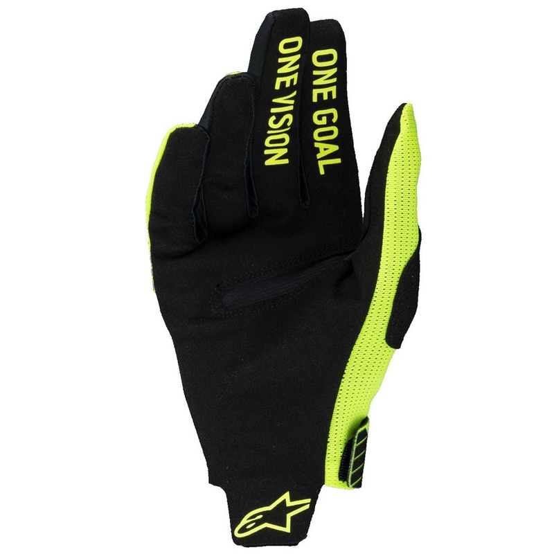 Rękawice motocrossowe Alpinestars Radar Pro fluorescencyjne żółte
