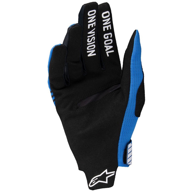 Rękawice motocrossowe Alpinestars Radar Pro niebieskie