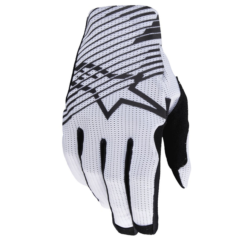 Rękawice motocrossowe Alpinestars Radar Pro białe