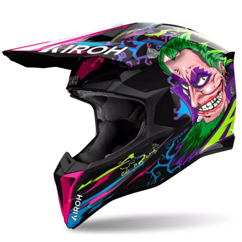 Kask motocrossowy Airoh Wraaap Music wielokolorowy