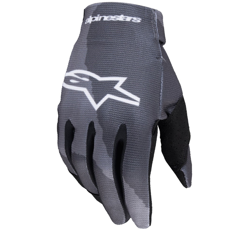 Rękawice motocyklowe dziecięce Alpinestars Radar moro szaro-czarne