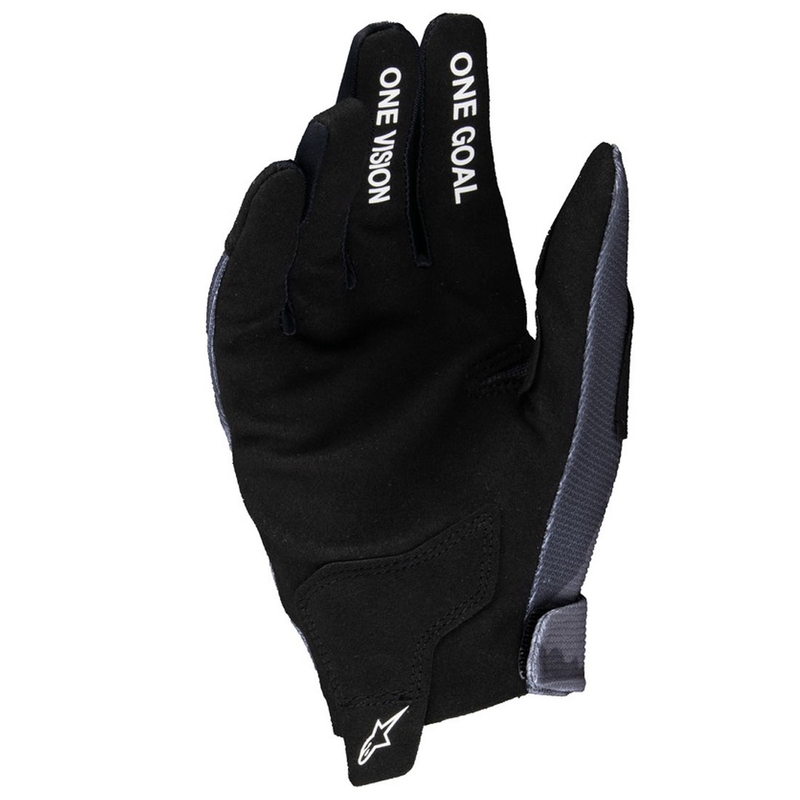 Rękawice motocyklowe dziecięce Alpinestars Radar moro szaro-czarne