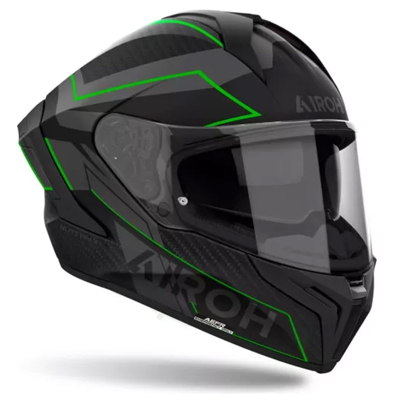 Kask motocyklowy integralny Airoh MATRYX Sentinel matowy zielony