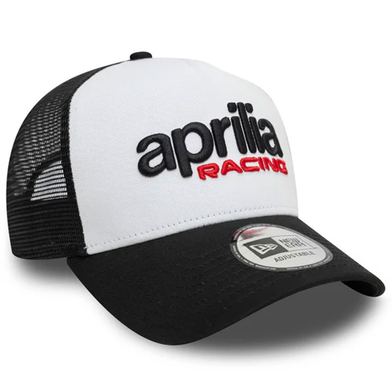 Aprilia Trucker czapka biało-czarna